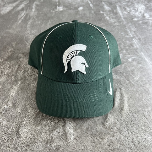 Nike Other - Nike Legacy91 Dri-Fit Michigan State Spartan‎ Crest Green White Hat Adjustable